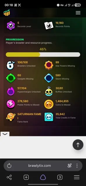 💪 💪 FAT ACCOUNT 106/106 BRAWLERS OLD ACCOUNT(2020)+ old skins♡ FAST💪, 58000 trophies, 106 brawlers
