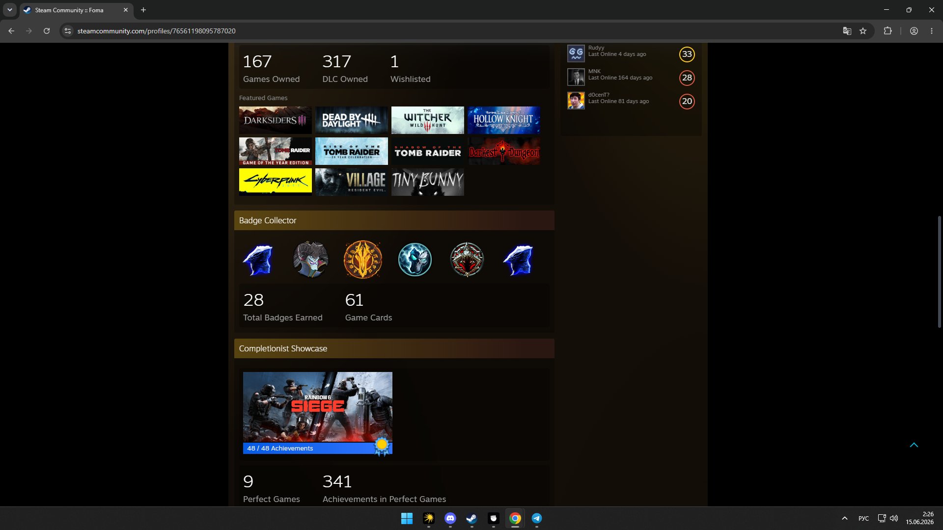 Top Steam account. 7 CS2 medals, 167 games, 30+ lvl, Twitch drops, growth, Sale, Empty, Yes PRIME