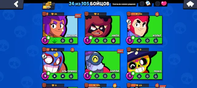 Best account to start, 1779 trophies, 24 brawlers
