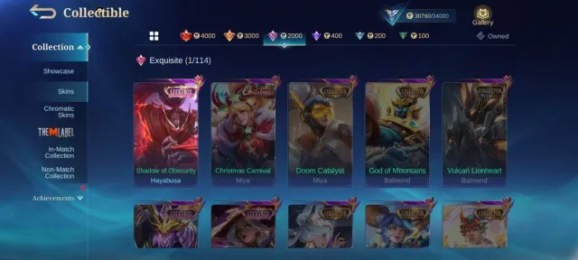 H.R Glory➤Emblem Max 5➤Epic Recall➤LB Hayabusa➤Epic Clint➤Gusion➤moskov➤Uranus➤Lancelot➤Khufra➤Pace, Продажа, Ранг: Мифический, Уровень: 39, Процент побед: 57%, Герои: 68, Облики: 131