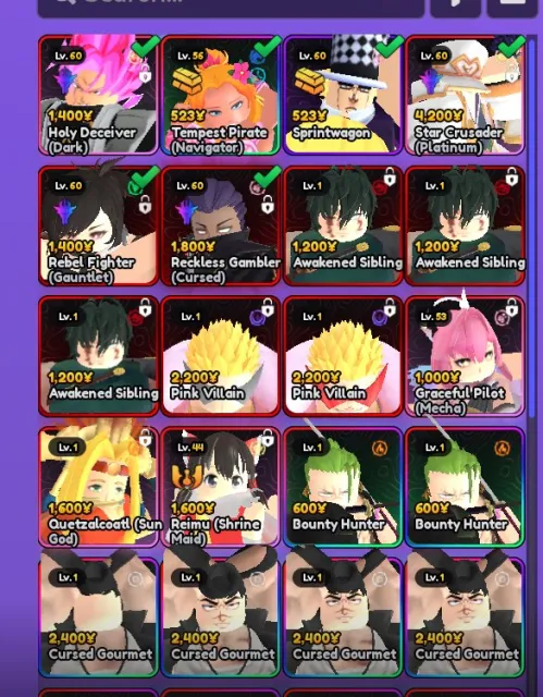 4 Monarchs. 8300 traits 5200 memory on balance #2, Accounts