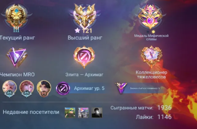⚡️121 star, Angel Collector, Florin Collector, LuckyBox Lunox, GoldStar Kagura⚡️, Sale, Rank: Legend, Level: 27, Win Rate: 56%, Heroes: 61, Skins: 194