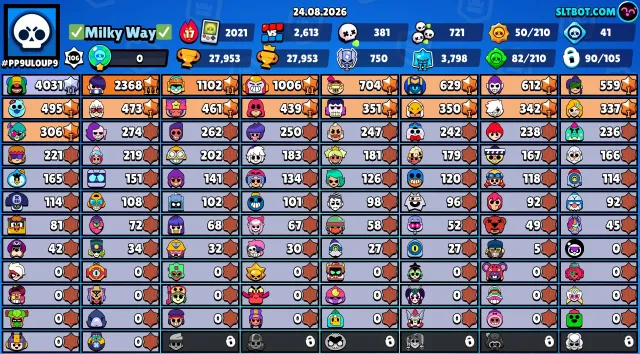 🔥 SELLING BRAWL STARS | 90 Brawlers | 7 Legendaries | 154+ Skins | 2021 Year | 27,895 Trophies, 27,000 Trophies, 90 Brawlers, 5 Primes