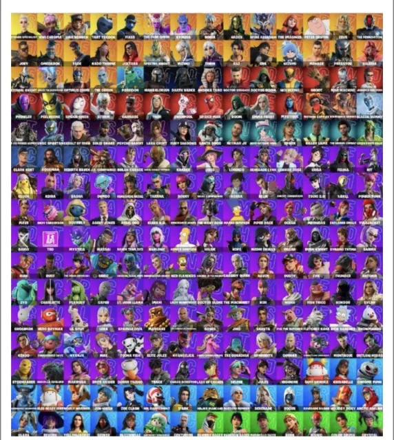 🌴🟩FULL ACCESS🍀220 SKINS🍀LEVIATHAN🍀LARA CROFT🍀CUSTOM🍀PSYCH🍀REPAIRWOMAN🍀CYBER SKINS🟩🌴, Sale, skins 220