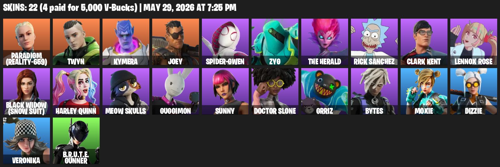 ⚡ Fortnite Account 💎 1500+ V-Bucks 🔥 10+ Skins 💎 10+ Pickaxes 🔥 10+ Emotes 💎 10+ Gliders ⚡, Sale, skins 22