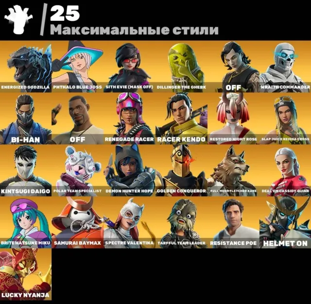 💮AUTO-DISTRIBUTION💮47 skins 👾Gloomy Princess ▶️Lava Herald ▶️Dark Angel ▶️Cleaning Emotion ▶️, Sale, skins 47