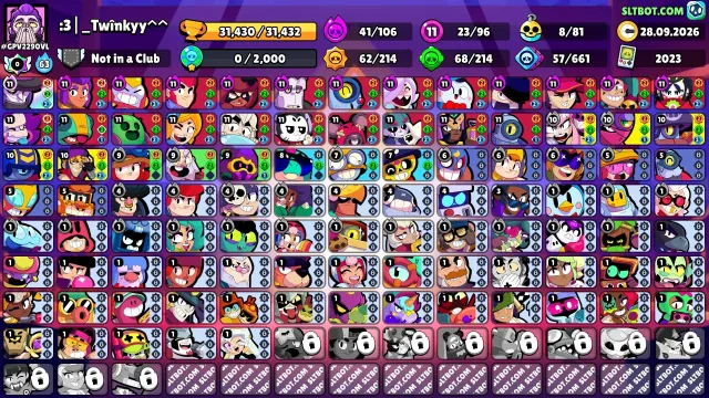 ✅SUPER LEVELLED ACCOUNT WITH 24 11 POWER LEVELS✅ CHECK DESCRIPTION, 31430 trophies, 96 brawlers, 23 primes