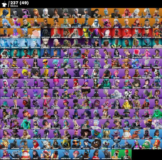 🔥Persönlich 237 Skins🔥Apfel der Zwietracht | Nussknacker | Kommandant der Krähen🔥Viele OG Skins, Verkauf, Skins 237