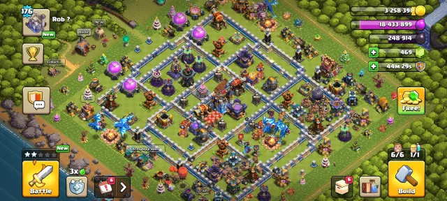 TH 18 Max~heros-55/68/45/21~8× Hero Skin~2020 Old Tree ~All Equipment~Connect To Buyer Mail, 18 TH Родной Деревни, 8 TH Строителя