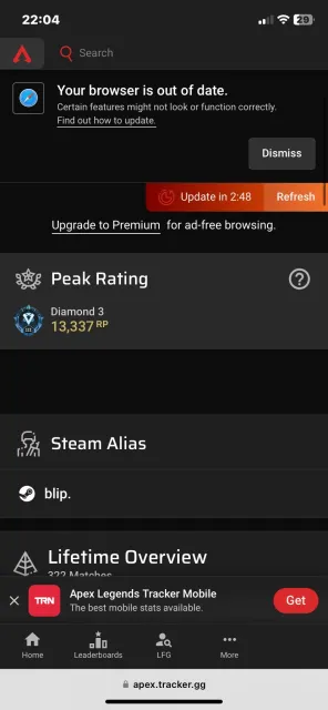 Аккаунт Apex Legends 500+ уровень, Серебро, 500 уровень, Реликвия: Есть