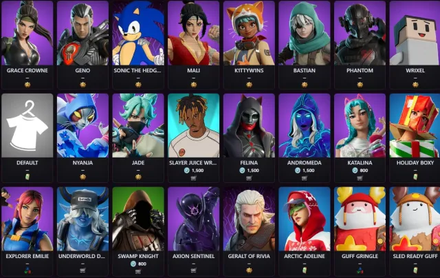 Fortnite Account💜, 37 Skins💫, 76 Pickaxes💥, 55 Rare Emotes, Full Access✅, Full Rebinding🔰, Sale, Skins 37