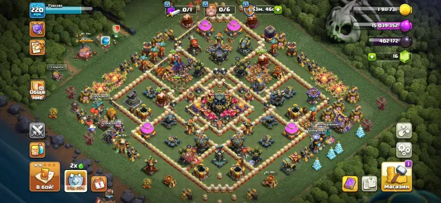 Clash Of Clans 17 TH, 17 TH Main Village, 10 TH Builder