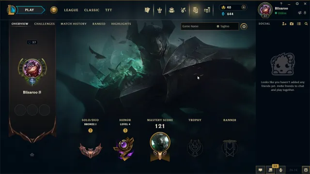 2021 Aged Account, Honor 4, Продажа, уровень 37, чемпионы 30, скины 42, Бронза