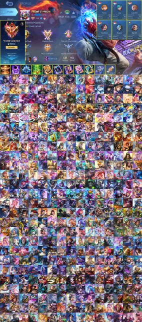 🔥World🔥Account of the Forest Keeper🔥10 Legends, Lineup Street Fight-Jujutsu Kaisen-KOF-Soul Vessels-Aspi-Naruto🔥, Sale, Rank: Legend, Level: 143, Win Rate: 63%, Heroes: 133, Skins: 662