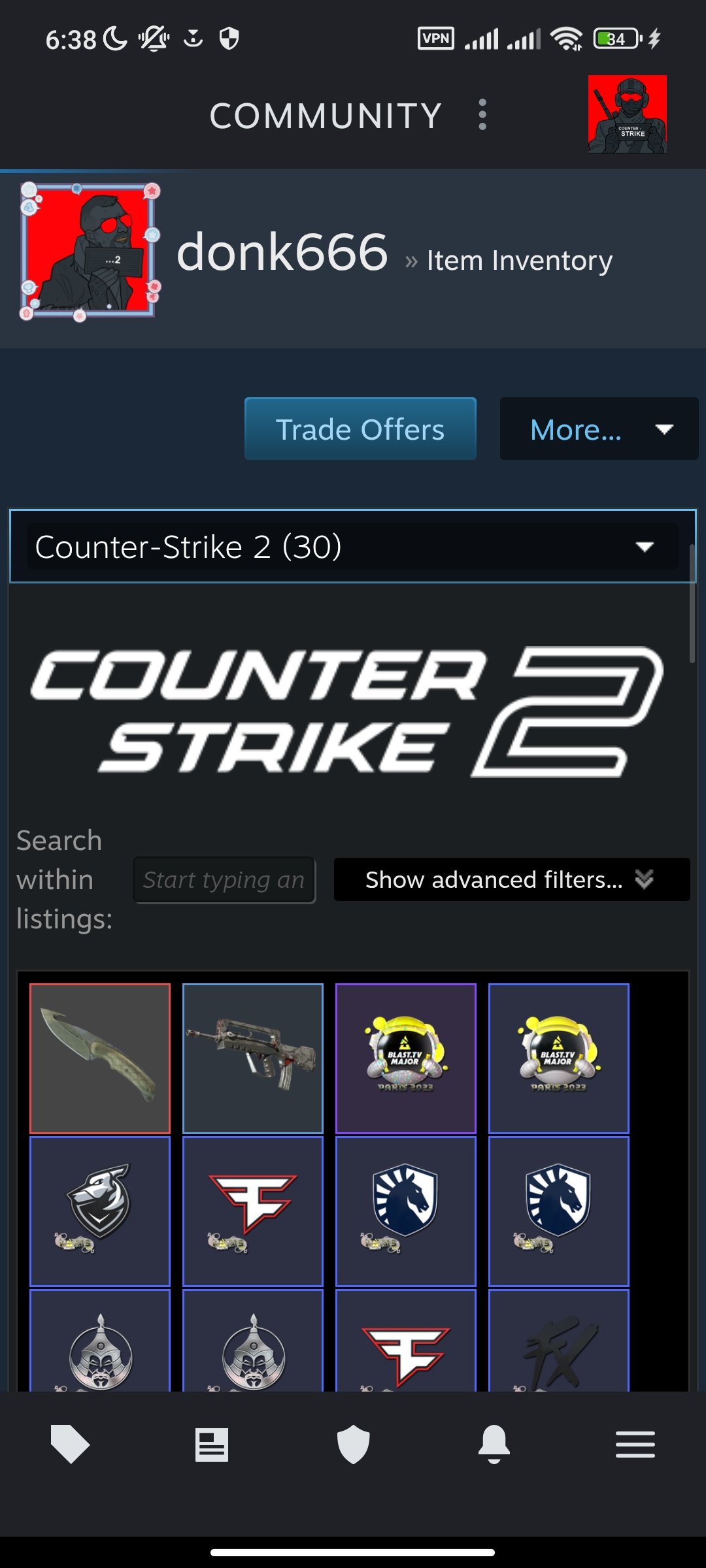 Cs2 prime, with a knife urgently, Sale, Available, Yes PRIME, 9000 CS Rating