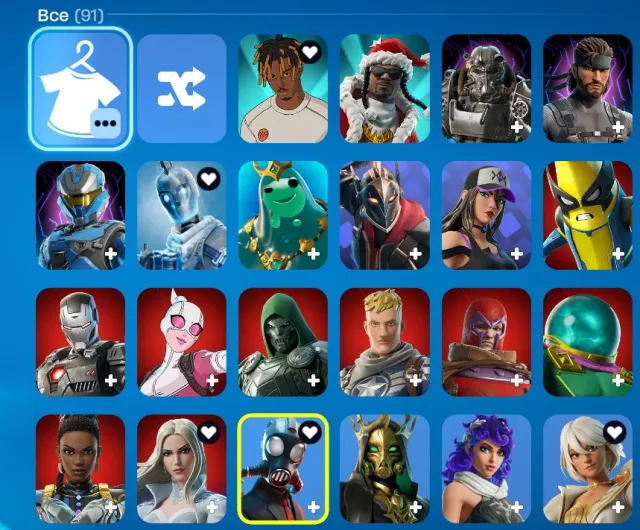 top compte avec agent chaos sérénade beaucoup de pioches kylo hache de glace genévrier, Vente, skins 91