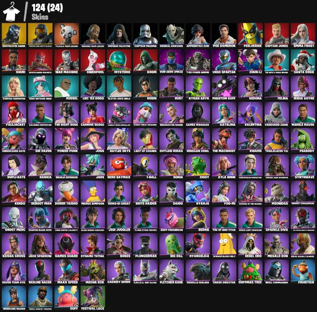[124 Skins]👑RENEGADE RAIDER/Aerial Assault Trooper/Master Chief/Huntmaster Saber/(PC/XBOX/PSN), Sale, skins 124