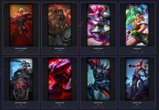 RU / Victorious Morgana + Victorious Elise. Spirit Guard Udyr, Blood Lord Vladimir, Sale, level 30, champions 108, skins 55, Unranked