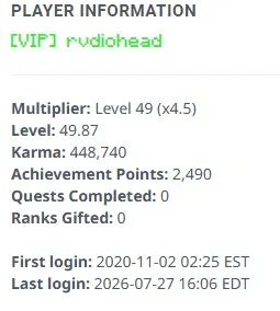 FA Account / All Info / VIP Hypixel Network / Unban, Sale, All account data