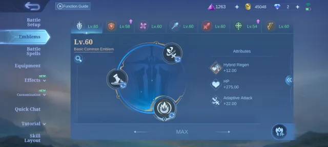 Naruto gusion🔥gara vale🔥fluffy floryn🔥deluxe 16 skin epic roger gusion khufra🔥emblem max, Sale, Rank: Mythic, Level: 42, Winrate: 49%, Heroes: 81, Skins: 120