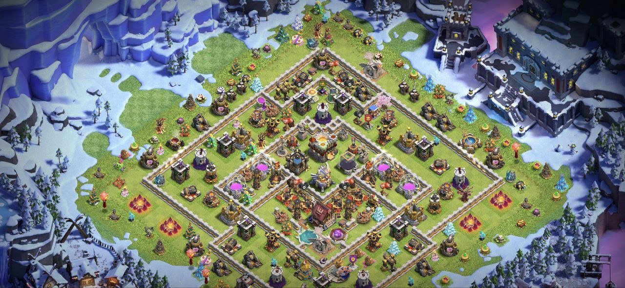 🌹 All 3×3 decorations/ 2015 + trees/ 2 dragons/ Collectional acc 🌹, 11 TH Main Village