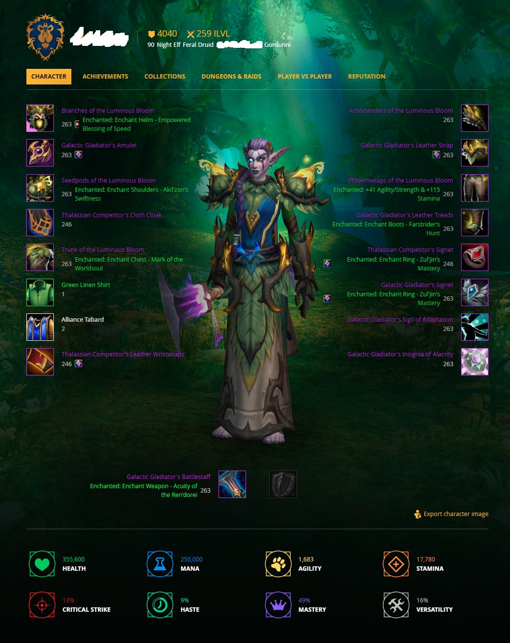 Midnight (EU) account, 14 Level 90 characters, subscription until August 20, 2026, 90 level, Night Elf, Druid