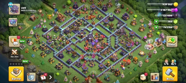 🏆 TH15 MAX 🏆 13X EQUIPMENT ALMOST MAX 🏆 CLASSIC METEOR SCENERY 🏆 HEROES 90-90-60-65-37-10 🏆, 15 TH Родной Деревни