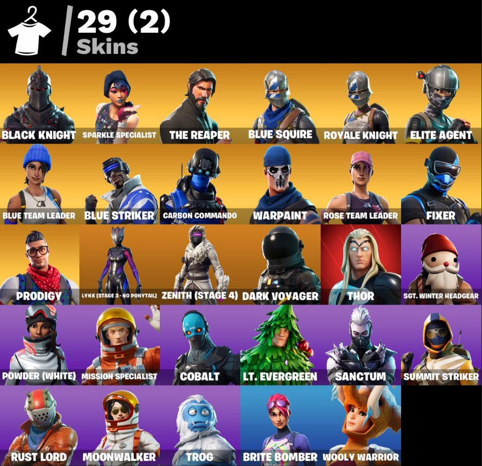 ✔️✨OG STW | Black Knight,Sparkle Specialist, The Reaper, Royale Knight, Mako, AC/DC | Warranty✔️, Sale, skins 29