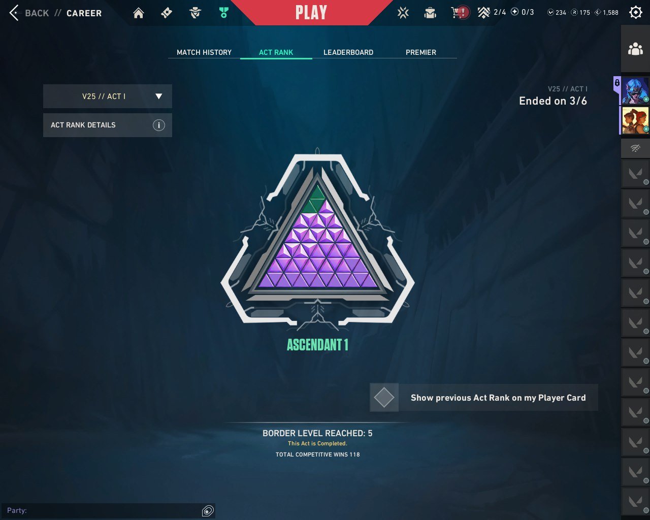 Selling an account (level 343), peak rank - asc, Sale, Ranked unlocked, Agents: 22, Skins: 15