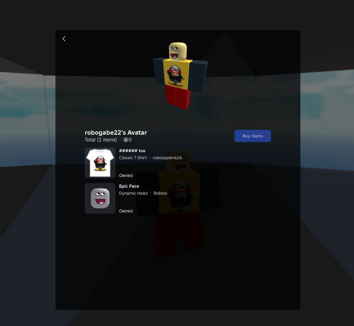 💸 ACCOUNT WITH A LIMITED SUPER SUPER HAPPY FACE SSHF WHOSE PRICE IS 85400 ROBUX💸, Sale, Voice chat: No
