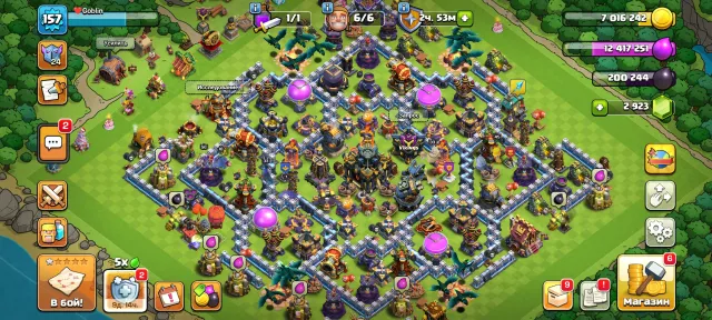🔥 TOP CLASH OF CLANS ACCOUNT 🔥, 17 TH Main Village, 9 TH Builder