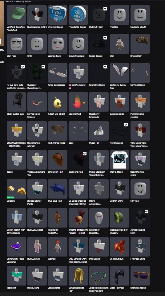 💸【ROBUX TOTAL 】💸 🌸 🌸🖤 SKINS+ ACCESSES+ ANIMS < WITHOUT MAIL, Sale, Voice chat: No