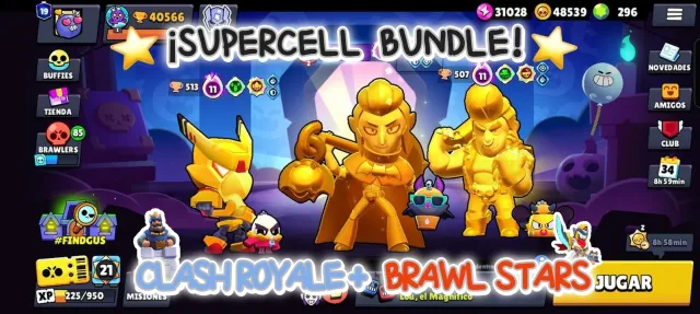 🔥BUNDLE🔥|MORTIS/BULL⛓️| BS📌 43K+🏆 349 SKINS, RENAME READY⚡| CR📌 8.1K+ TROPHIES🏆| MAIL READY 📩, 43500 кубков, 107 бравлеров, 23 праймов