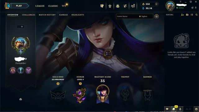 🔥EUW LEVEL30 |Full Hand-Leveled| Ranked Ready| HONOR4| UNVERIFIED EMAIL| 29K BE 350RP| 16Chests, Продажа, уровень 30, чемпионы 17, скины 1, Нет ранга