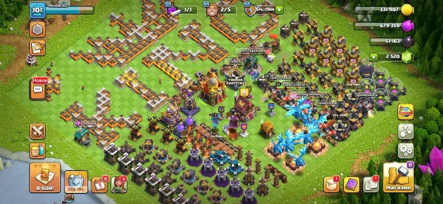 ⚡️16ТХ | 101 LVL 🔹 СМЕНА НИКА ⚔️ 【ГЕРОИ 47/48/47/35/21】💎, 16 TH Родной Деревни, 6 TH Строителя
