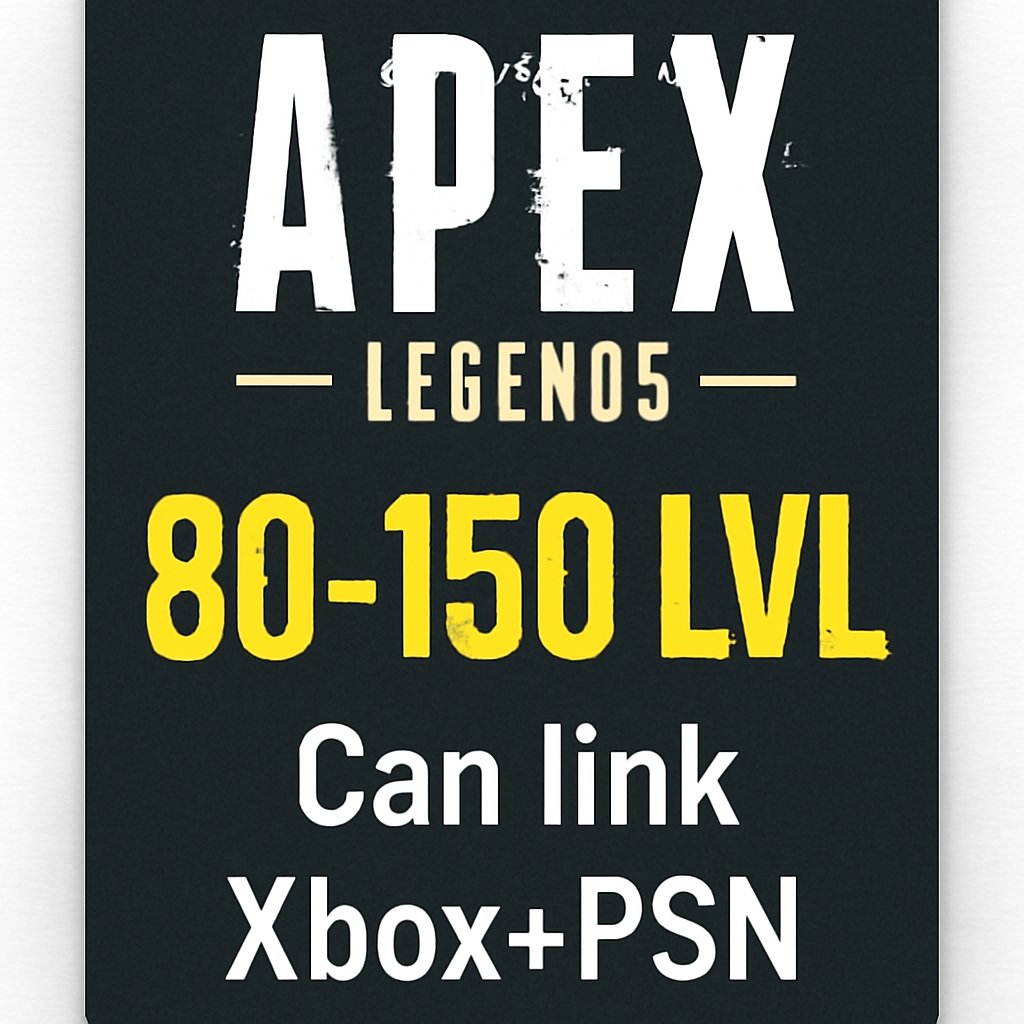 🎗️ 【 APEX 80-150 LVL EA + Xbox + PSN】🎗️RANKING IS OPEN ♦️ YOU CAN LINK XBOX AND PSN ♣️ FULL ACCESS 🔑, Rookie, 80 level, Relic: No