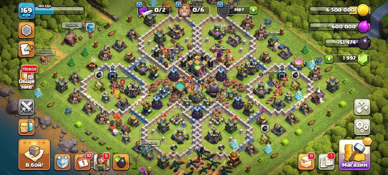 ⭐⭐⭐⭐⭐TOP AK 14 TH 169 LVL ⭐⭐⭐⭐⭐, 14 TH Main Village, 7 TH Builder