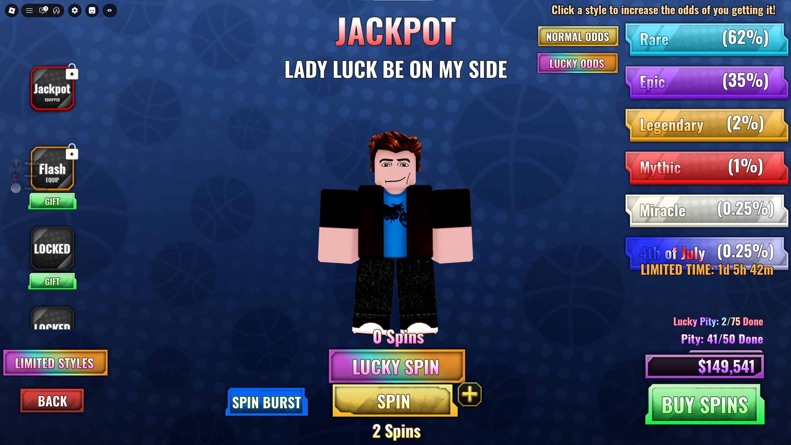 🔶 VBL: jinko, sanju + Blue Lock Rivals: Don Lorenzo + Basketball Zero: emperor vision | acc 🔶, Sale, Voice chat: No