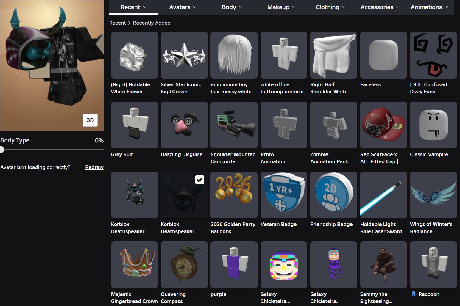 KORBLOX ACC FAST DELIVERY 30K+ SUMMARY DONATE TOTAL VNG VNG VNG VNG VNG VNG, Sale, Voice chat: No