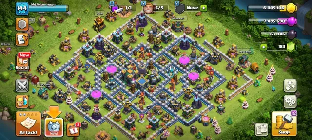 TH 14 Max~Heros-51/60/33/13~Name Change Free~All Equipment~Connect To Buyer Mail~Fast Delivery, 14 TH Родной Деревни, 8 TH Строителя