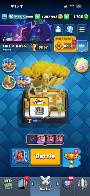 ❄️"9 YEARS" badge ❄️ 1.298kk coins | ❄️2200 gems | ❄️9k trophies | ❄️fat account❄️, 24 arena, 36 level, 8123 trophies, 117 cards, 21 leg, No