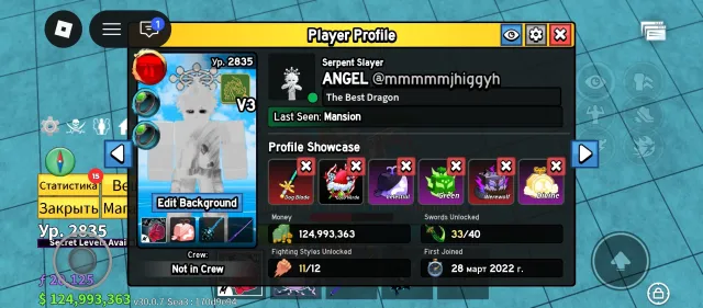Roblox account total (10-20k) with multiple modes (description), Sale, Voice chat: No
