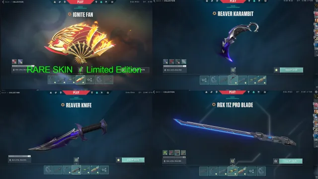 [EU] RARE SKIN IGNITE FAN KNIFE | ACC LVL 280 Rank diamond 1 v25 Act 3 | Full Access, Sale, Platinum 3, Agents: 20, Skins: 20