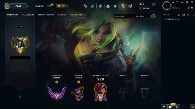 🔥 MASTER ACCOUNT • 67% WR • 96 CHAMPIONS • 15 SKINS, Sale, level 66, champions 96, skins 15, Master