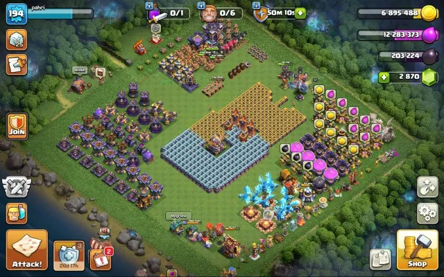 15 TH фулл | 194 LVL | 83/87/62/65/39/10 | 2800 гемов | топ экипа + 800 лвк |, 15 TH Родной Деревни, 7 TH Строителя
