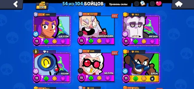 🏆 12189 TROPHIES 🦸♂️ 54 BRAWLERS 🔥 3 PRIME (NANI) ⚡ ROBOMIKE + GODZILLA BUZZ ✨ LOTS OF SKINS, trophies 12189, brawlers 54, primes 3