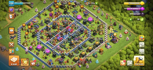 ⚡️ГЛАВА КЛАНА⚡️18TH FULL (235 LVL) ⚡️+ КЛАН 13 LVL⚡️ ГЕРОИ - 100/75/75/71/46/20, 18 TH Родной Деревни, 10 TH Строителя
