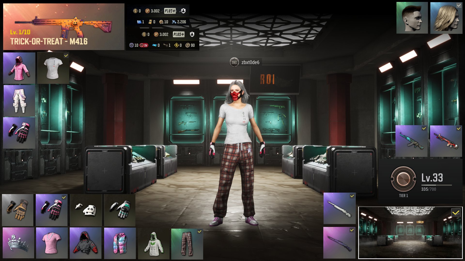💖[PROGRESSIVE] Trick or Treat M416💖🔥RASH BEIXI + BLOOD HUNTER SET🔥MARKET LOBBY SKIN🔥✅AUTO-DELIVERY✅🔥, No BATTLEGROUNDS Plus
