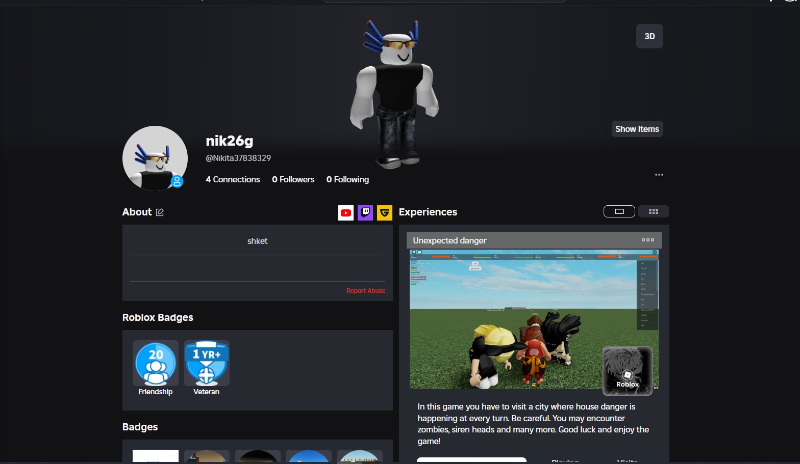 ❤🔥𝐑𝐎𝐁𝐋𝐎𝐗❤🔥🎁ACCOUNT WITH 10 THOUSAND ROBUX SPENT🎁, Sale, Voice chat: Yes