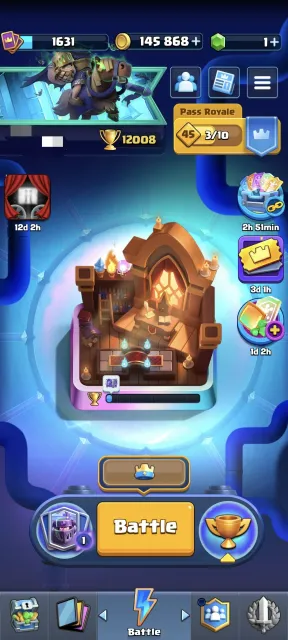 RELINK⚡ACCOUNT 12K+🏆⚡TOP LEVELING⚡SUPERCELL STORE✅⚡FULL DECKS⚡10-16LVL 14-15+14LVL⚡LOTS OF RESOURCES🔥, Arena 29, Level 1631, 12008 trophies, 127 cards, No